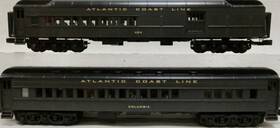 20-4190 Mth Premier Atlantic Coast Line Madison Combine/diner 2-car Set O-scale
