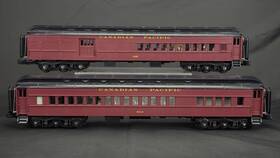 20-4192 Mth Premier O Scale Canadian Pacific Cp 70ft Madison Combine/diner Car Set