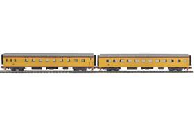 20-64204 Mth Premier Chessie 70 2-car Sleeper/diner Passenger Set O-scale 20-64204 Mth Premier Chessie 70 2-car Sleeper/diner Passenger Set O-scale