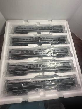 20-65153 Mth Premier Dap Illinois Central Streamlined 70 5 Car Passenger Inch O