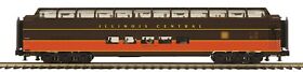 20-64161 Mth Premier Illinois Central 40 Ft Streamline Full Vista Dome Smooth Sides