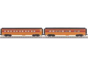 30-68087 Mth Rail King Milwaukee Road 60 Streamlined Passenger 2-car Set O-gaug