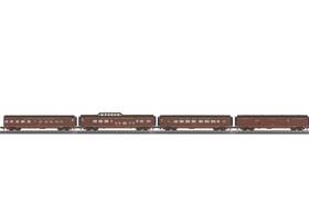 30-68114 Mth Rail King Norfolk And Western 60 Streamlined Passenger 4-car Set N&w