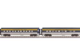 30-68173 Mth Rail King Chesapeake And Ohio 60 Sleeper/diner 2-car Set O-gauge 30-68173 Mth Rail King Chesapeake And Ohio 60 Sleeper/diner 2-car Set O-gauge