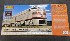 30-4196-1 Mth Railking O Gauge Burlington California Zephyr Set Train Only Ps2