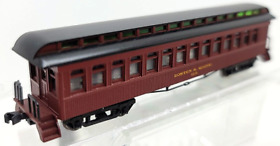 11837 N Athearn 50foot Overland Boston And Maine Passenger Coach #614 Knuckle Cplrs