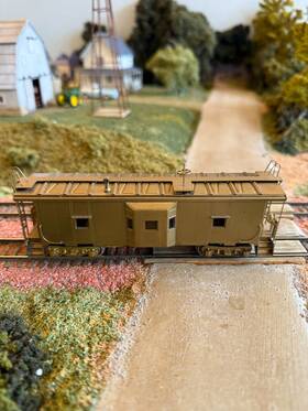 Rs-671 N.j. Custom Brass Ho Erie Class C-300 Bay Window Caboose. Unpainted. Iob Rs-671 N.j. Custom Brass Ho Erie Class C-300 Bay Window Caboose. Unpainted. Iob