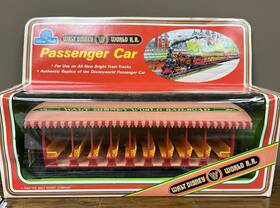 95013 New Bright Walt Disney World Railroad Passenger Car 1988 Train #