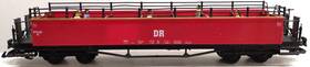 Newqida 970-465 G Scale Dr Passenger Open Observation Car