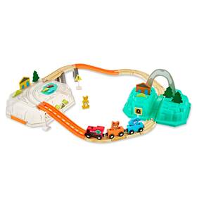 847459 No Wood Train Railroad Set Baby And Toddler Toys Ages 3