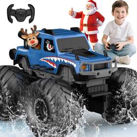 B0fcbxfxl9 Nqd Monster Truck Toys Waterproof 360 Rotate 4x4 Rc Amphibious Remote Con
