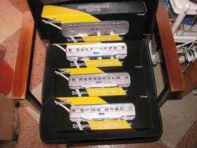 Olr-201a O-line Reproductions Reproduction Trains 4 Car Amtrak Streamliner Passenger Set