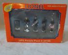 6-34195 Ob Pewter Ups Pack Pc.set Figure Display People Lionel 5 Trains
