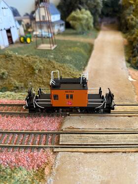 Omi-1264 Overland Models Ho Brass Milwaukee Road Terminal Caboose # 01753 Custom. Nib