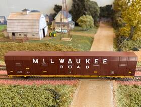 Omi-13010.12 Overland Models Omi-3010.12 Ho Brass Milwaukee Road Vert-a-pac Factory Finished. Nib