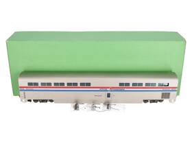 Omi-0748 Overland O Scale Brass Amtrak Superliner Dining Car -2 Rail/plated Ex