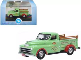 87dp48003 Oxford Diecast Ho Scale 1948 Dodge B-1b Pickup - Dans Service -nib
