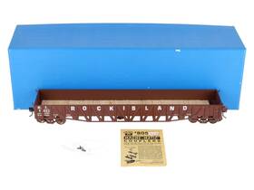 2-rail Pecos 4548a O Brass Rock Island War Emergency Gondola #1022 - Custom Ex 2-rail Pecos 4548a O Brass Rock Island War Emergency Gondola #1022 - Custom Ex