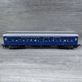 1357 Penn Line Ho Scale Passenger Coach Car Baltimore And Ohio #1357 Blue Train