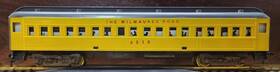 K-360-m Penn Line Mfg Vintage Milw Road Standard Coach #3213 Decorated Lights Ho