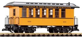 38600 Piko G Denver And Rio Grande Western Wood Coach Yellow #331