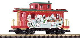 38967 Piko G Christmas Wood Caboose