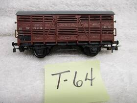 128-01 Piko 5/128/01 5/128-01 Covered Livestock Car Round Roof Dr 23 01 18 V T64