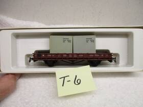 6416-018 Piko 5/6416-018 Flat Wagen Car With Crate Load Dr 633008 T6