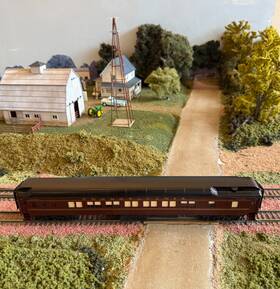 16262-1 Precision Scale Co. Ho Brass Prr Heavyweight 14 Sec. Pullman. Factory Paint. Iob 16262-1 Precision Scale Co. Ho Brass Prr Heavyweight 14 Sec. Pullman. Factory Paint. Iob