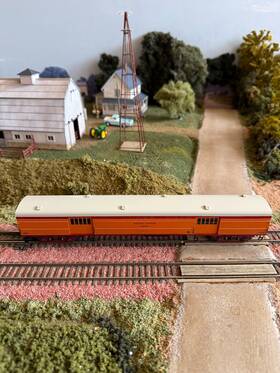 17326-8 Precision Scale Co. Ho Brass Milwaukee Road 1936 Baggage Express #1300 F/p. Iob
