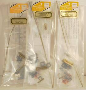 Ho-3783 Precision Scale Lot Of 3 Psc Ho 3783 Harriman Coach Underbody Detail Kit