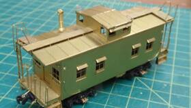 Pro Custom Hobbies 605-1001 Ho Brass Baltimore And Ohio Class I-1 Caboose