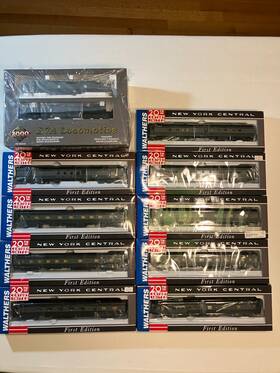 920-47995 Proto 2000/walthers New York Central 20th Century Limited 1948 Ho Ab Diesel And 9-car Set