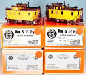 Psc-15706 Psc Psc-15706/17160-1/17160.2 Ho Scale Brass Dm&ir Wood Cabooses Qty 4 225.00 Each F/p Ob Mint