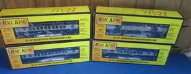 30-6265b Rail King Baltimore And Ohio C D E Madison Passenger 4 Car Set
