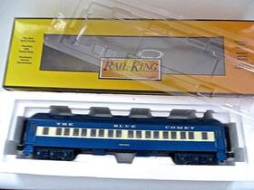 Rail King 30-69296 O Jersey Central 60ft Madison Coach Passenger Car Inch Holmes Brand New