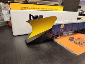 30-7954 Rail King By Mth Alaska Railroad Heavy Duty Snow Plow Headlight O Scale 3