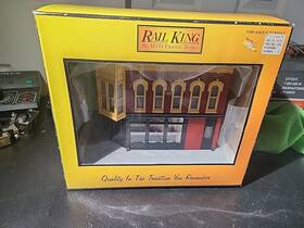 30-90080 Rail King By Mth Electric Trains #30-90080 O Scale Train Illuminated Pool Hall Bar