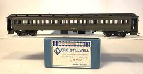 Erie-2303 Rail Works Ltd. Ho Brass Erie Stillwell Square-window Coach Custom Paint #2427 Railworks 1989