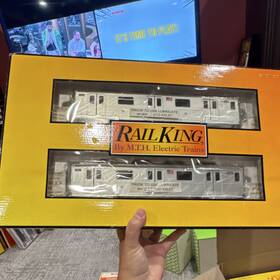 30-2797-3 Railking M.t.h. R142a 2-car Non-powered Subway Set O Gauge