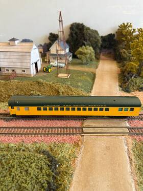 Cnw-04a Raillway Classics Ho Railway Brass #cnw04a C&nw Inch 400 Modernized 56-seat Coach. F/p. Iob