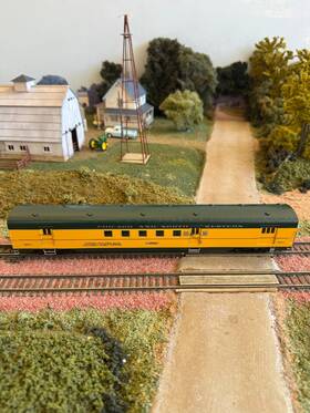8200-8201 Raillway Classics Cnw-12 Ho Railway Brass # Cnw12 C&nw Inch 400 80ft Rpo #8200-8201. F/p. Iob