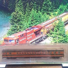 Rs-751112 Railsmith Models Coach 301 Spokane Portland And Seattle N Gauge Black Orange