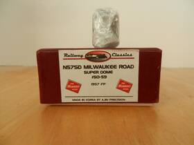 N57sd Railway Classics Ajin N Scale Milwaukee Road Super Dome#50-59 1957 Fp Rare Nib