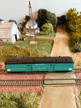 R446p Railworks Ho Brass Penn Central B60b Baggage Car Fp/ Iob