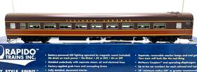 100076 Rapido Ho Lightweight Coach Illinois Central # 2628