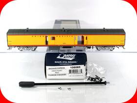 106085 Rapido Ho Scale Union Pacific Baggage #5603 - With Lighting Rare