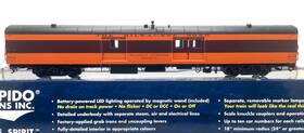 106148 Rapido Ho Baggage-express Milwaukee Road 1950 Scheme # 1110 106148 Rapido Ho Baggage-express Milwaukee Road 1950 Scheme # 1110