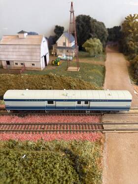 106200 Rapido Ho Baggage-express Car Central Of Georgia #457. Rare. Iob