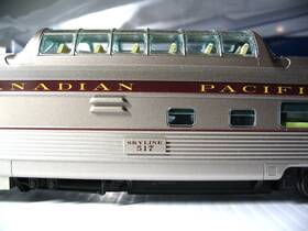 116017 Rapido Ho Canadian Pacific Inch Cp Passenger Dome Car Full Interior Led Lights
